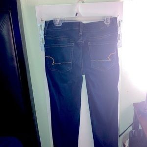 Skinny leggings blue jeans